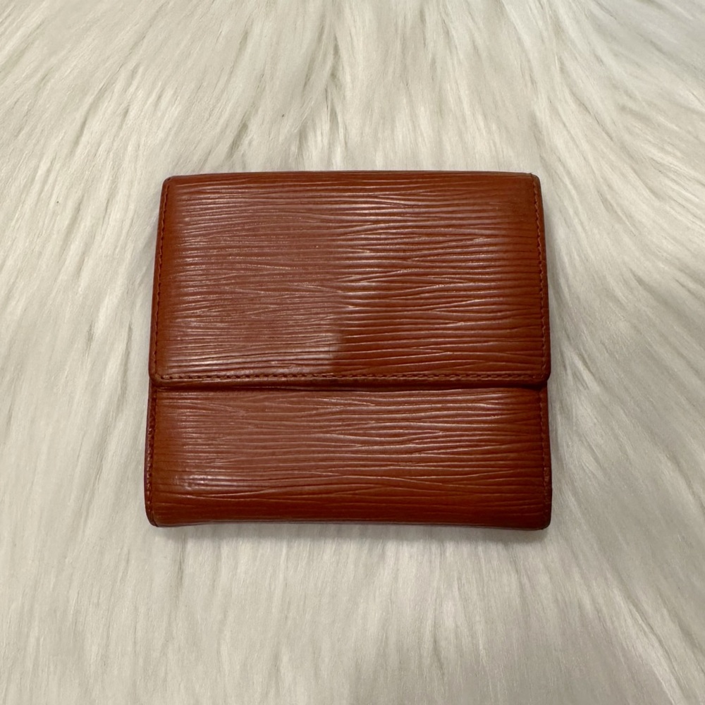 Louis Vuitton Vintage Epi Portefeuille Elise Trifold Compact Wallet Kenyan Fawn - Picture 2 of 13